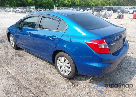 2012 Honda Civic Lx z USA, uszkodzony, nr VIN 19XFB2F56CE043126